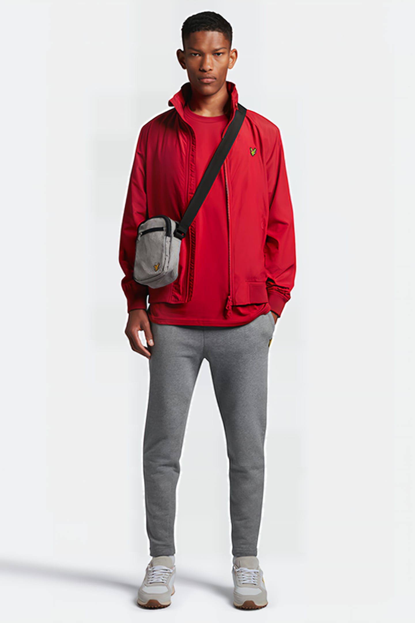 MESH LINED JACKET WITH PANELLED SLEEVES TUNNEL RED 3