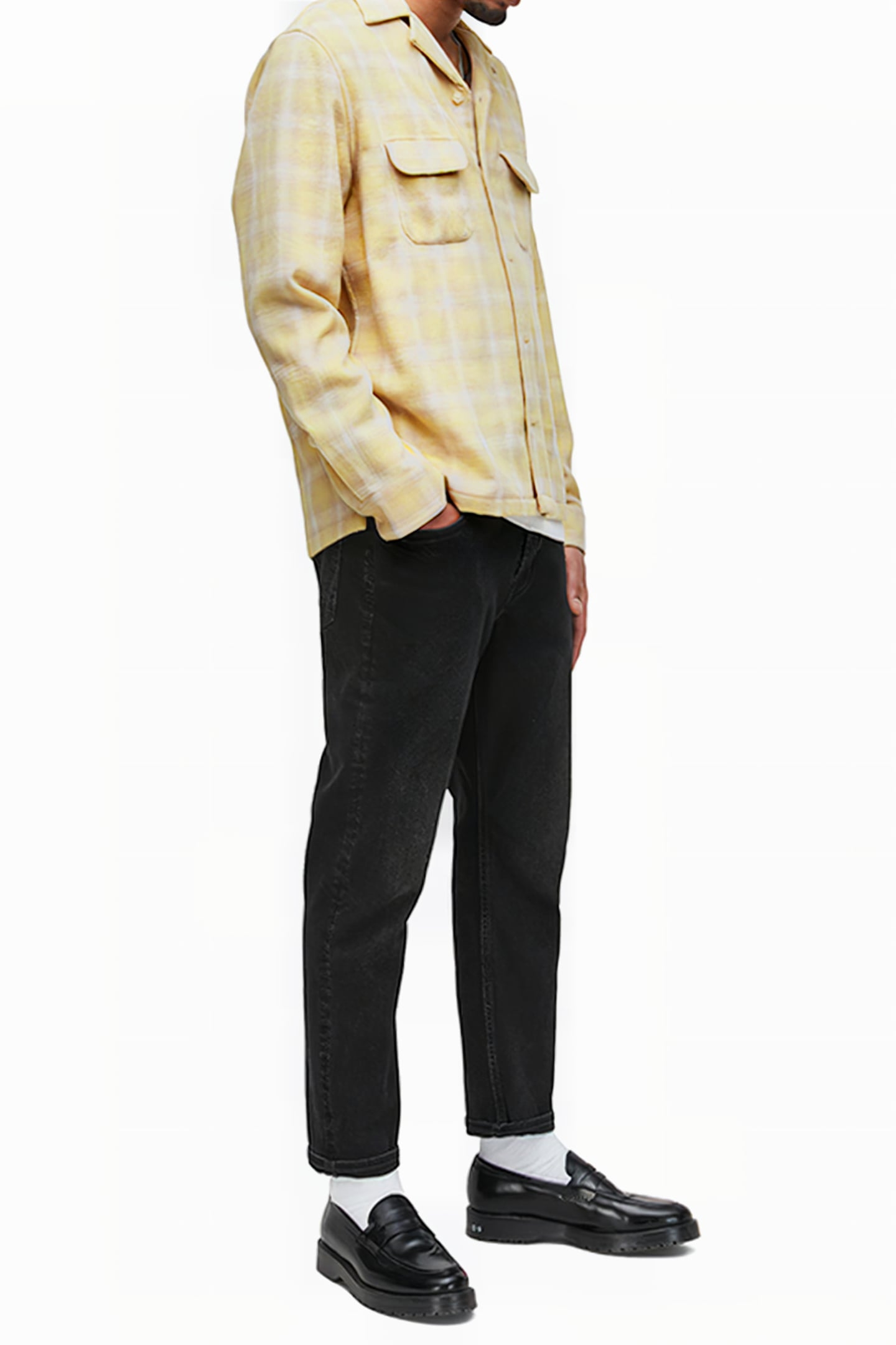 JACINTO LS SHIRT BUTTERMILK YELLOW 4