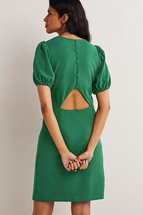 CUT OUT JERSEY MINI DRESS GRN 2