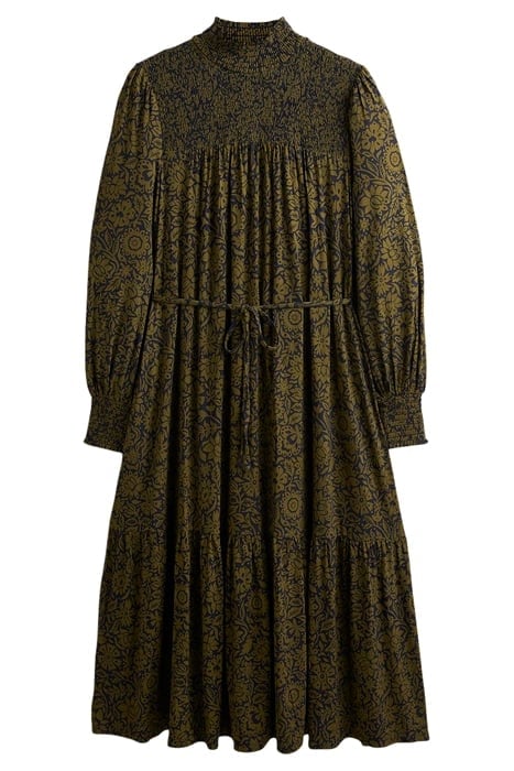 HIGH NECK JERSEY MAXI DRESS GRN 4