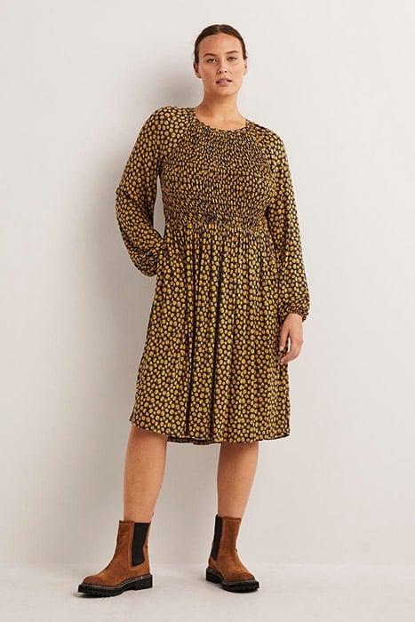 SMOCKED BODICE JERSEY DRESS DCM 1