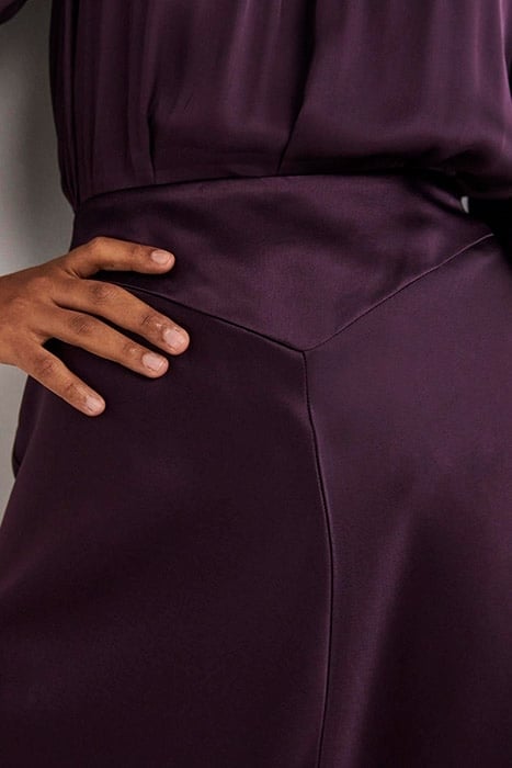 SATIN BIAS-CUT MINI SKIRT BER 4