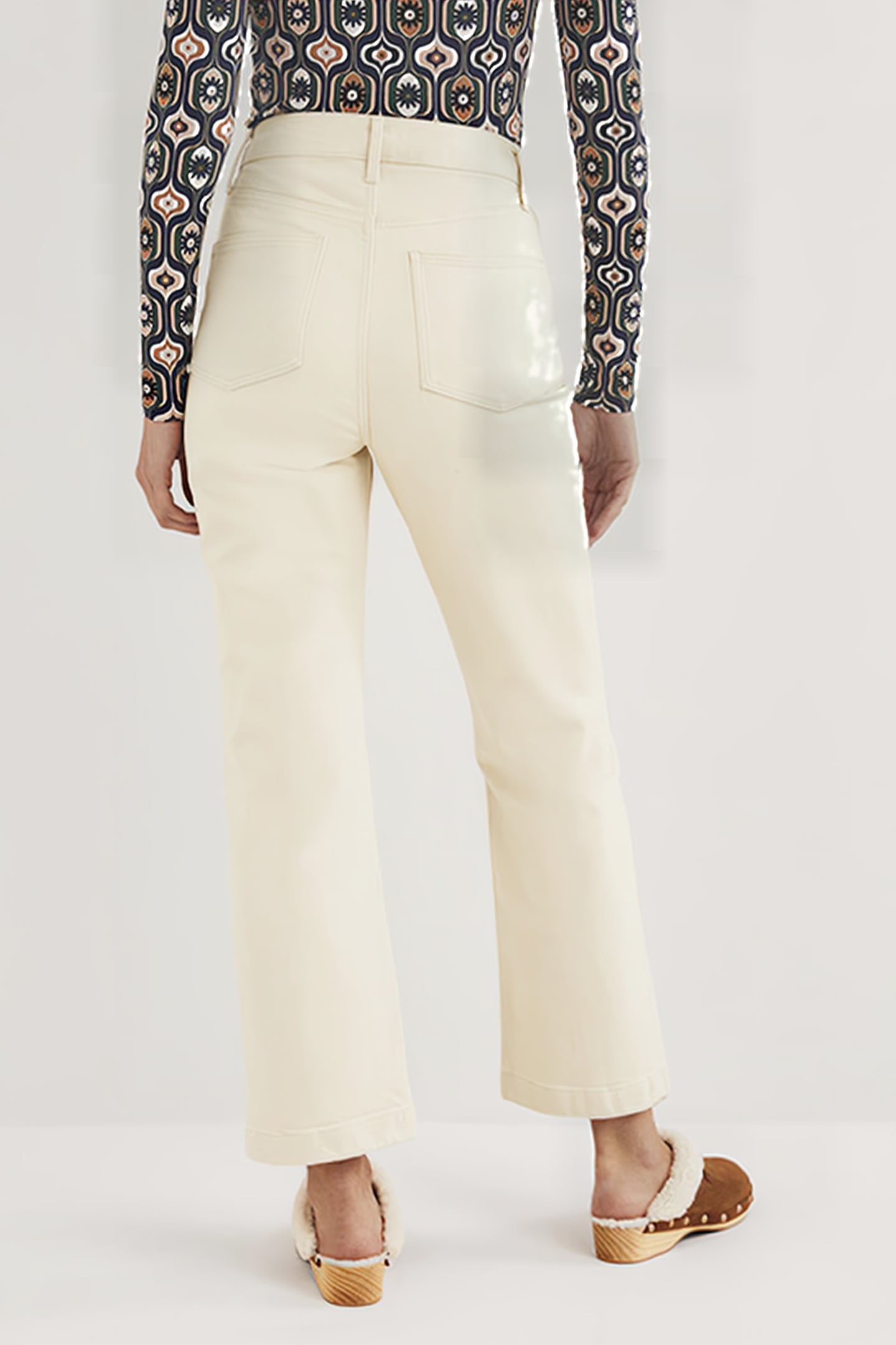 RIGID CROPPED FLARE JEANS ECR 2