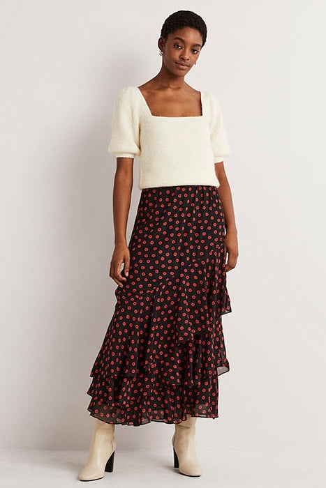 SQUARE NECK FLUFFY JUMPER IVO 3