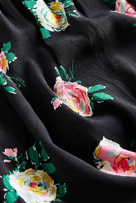 SQUARE NECK MAXI DRESS BLK 6