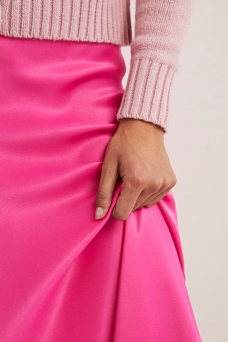 SATIN BIAS-CUT MIDI SKIRT BPK 4