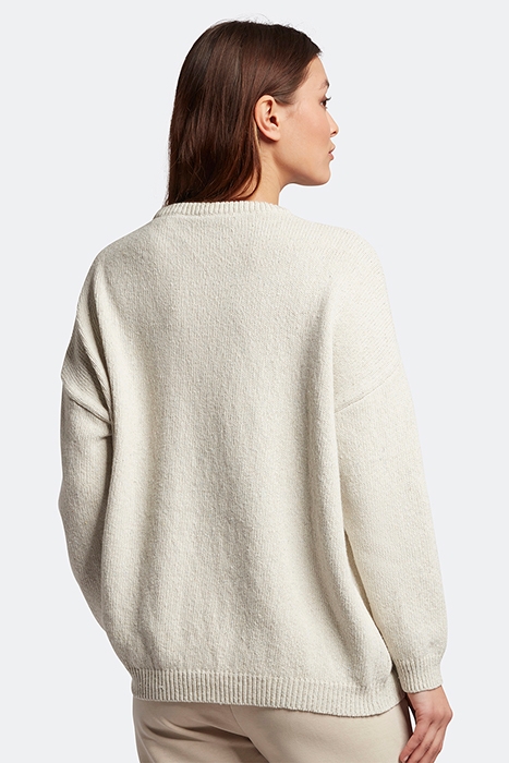 RECYCLED DENIM JUMPER ECRU 2