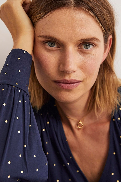 BLOUSON WRAP TOP NAV 4