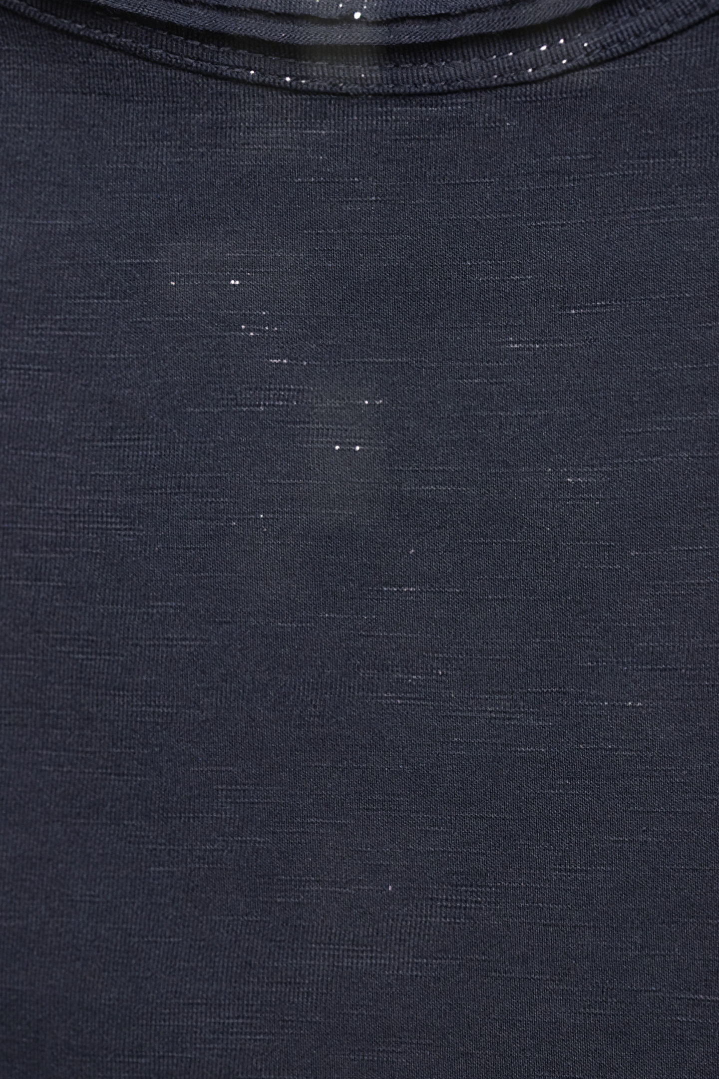 BASIC ROUND NECK TEE SLUB JERSEY DK. NAVY 6