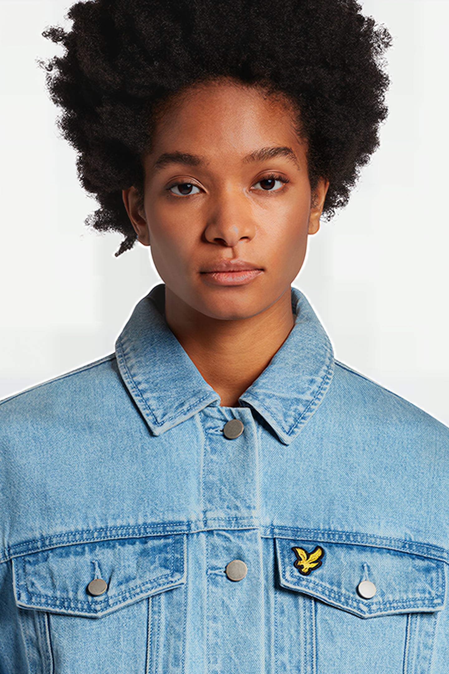 OVERSIZED DENIM JACKET LIGHT RINSE WASH 4