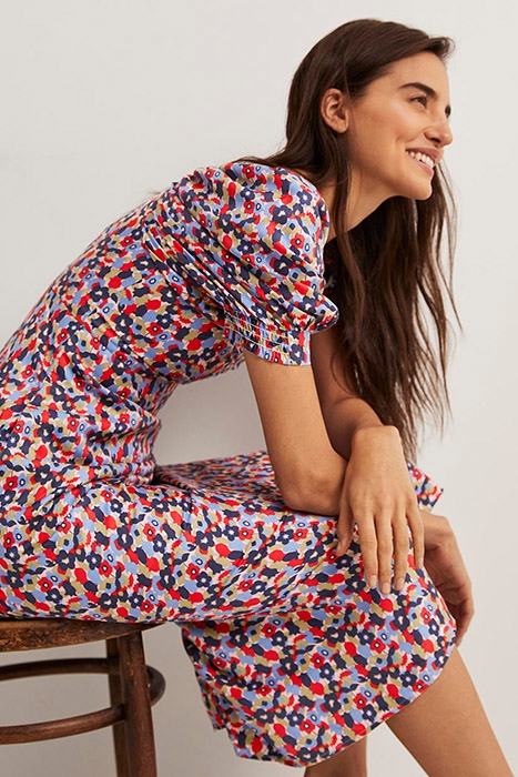 SWEETHEART MIDI TEA DRESS MUL 4