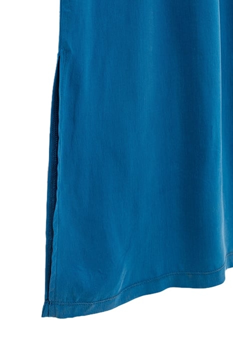 WOMEN’S BLUE CUPRO VISCOSE MIDI DRESS WITH BACK OPENING 6