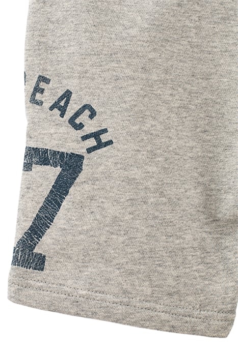 BOYS’ MEDIUM GREY MARL AND NAVY SWEATSHIRT FABRIC BERMUDAS 5