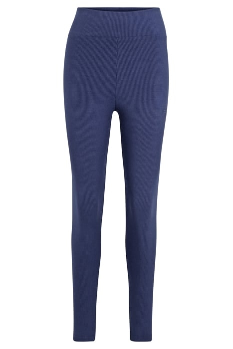 BOZCAADA HIGH WAIST RIB LEGGINGS MEDIEVAL BLUE 1