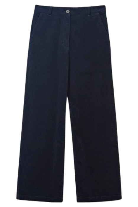 HARPER CORD WIDE LEG TROUSER DARK NAVY 1