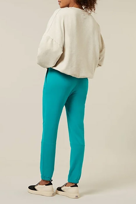 CROPPED JOGGER BLUE GRASS 2