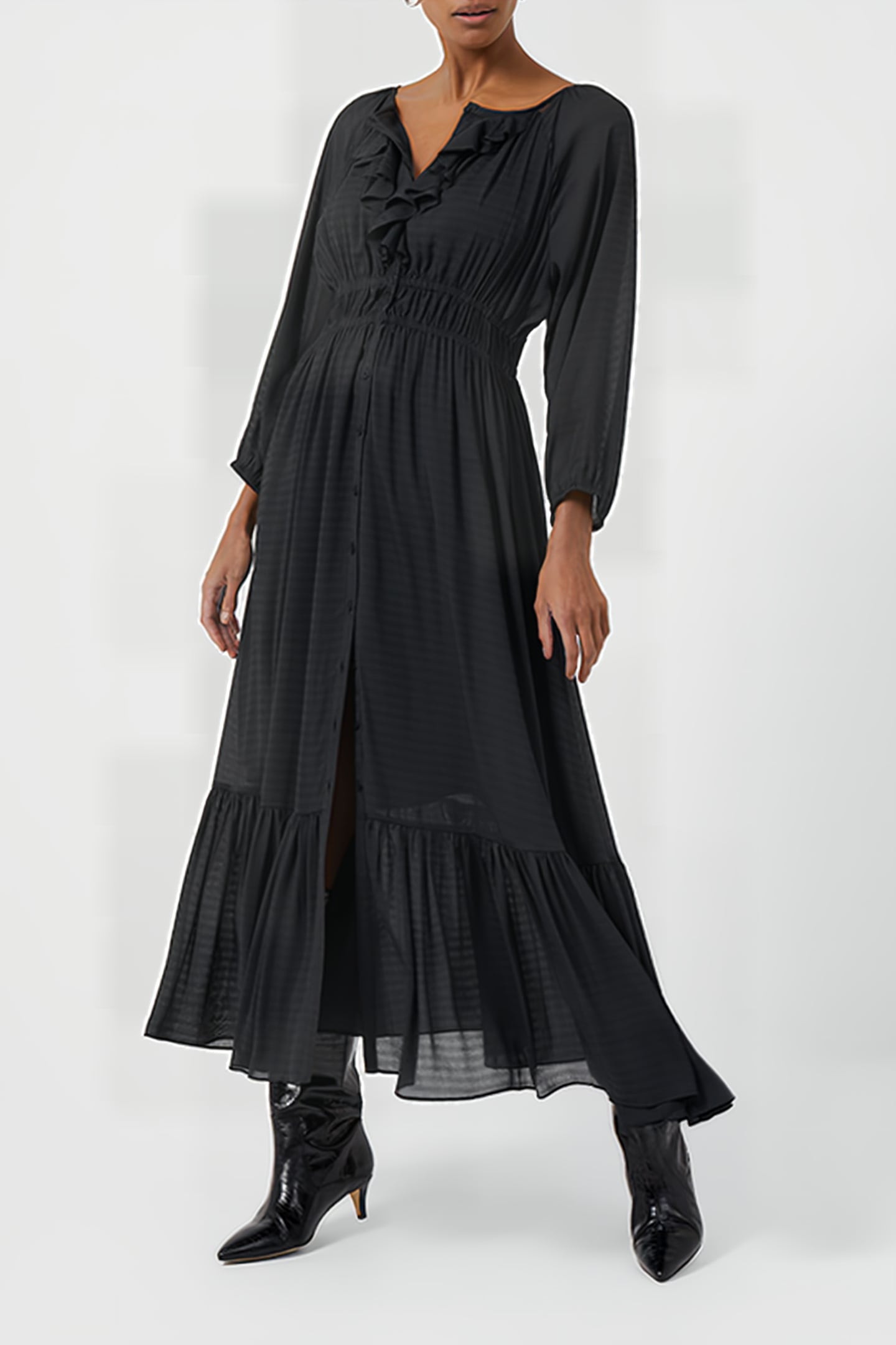 ANNA CORA PLEAT BUT DO MA DRES MOONLESS NIGHT 1