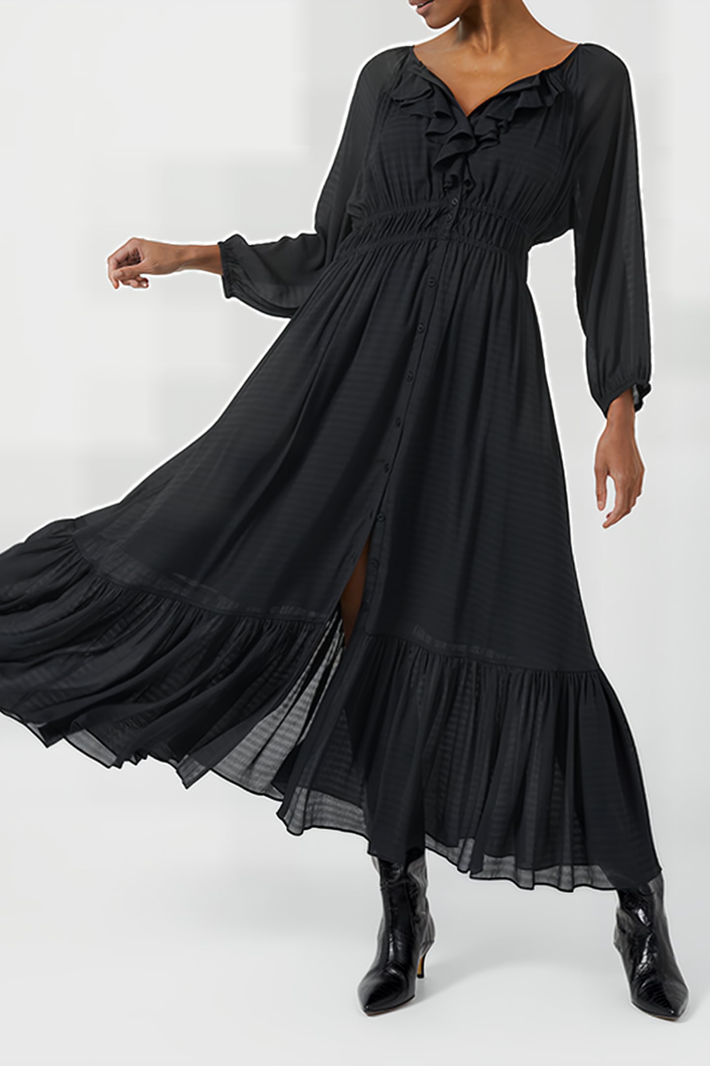 ANNA CORA PLEAT BUT DO MA DRES MOONLESS NIGHT 3