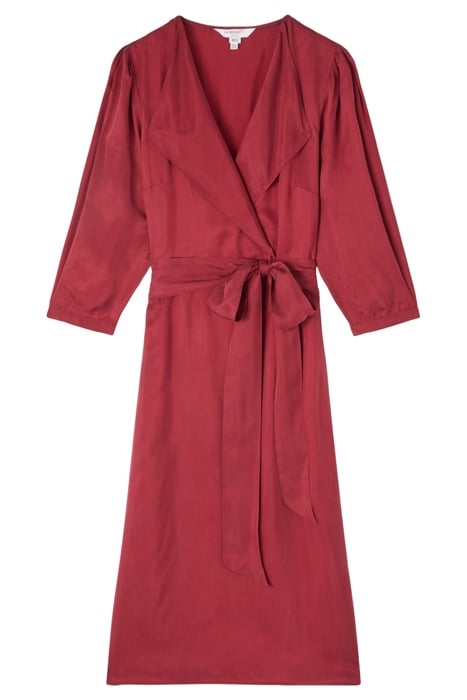 IRIS MIDI DRESS BURGUNDY 3
