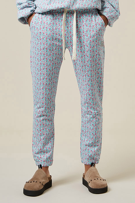 CROPPED JOGGER FLORAL ECRU 1