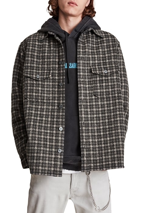 GUERRA LS SHIRT JET BLACK/GREY 1