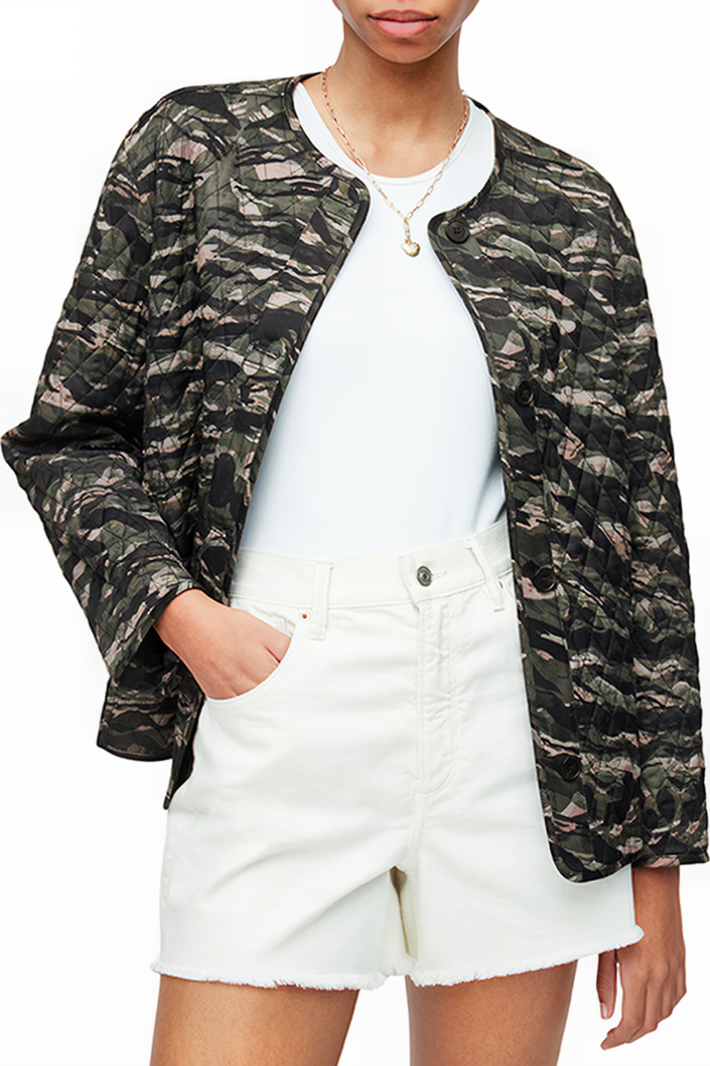 HALLIE LINER JACKET GREEN 1