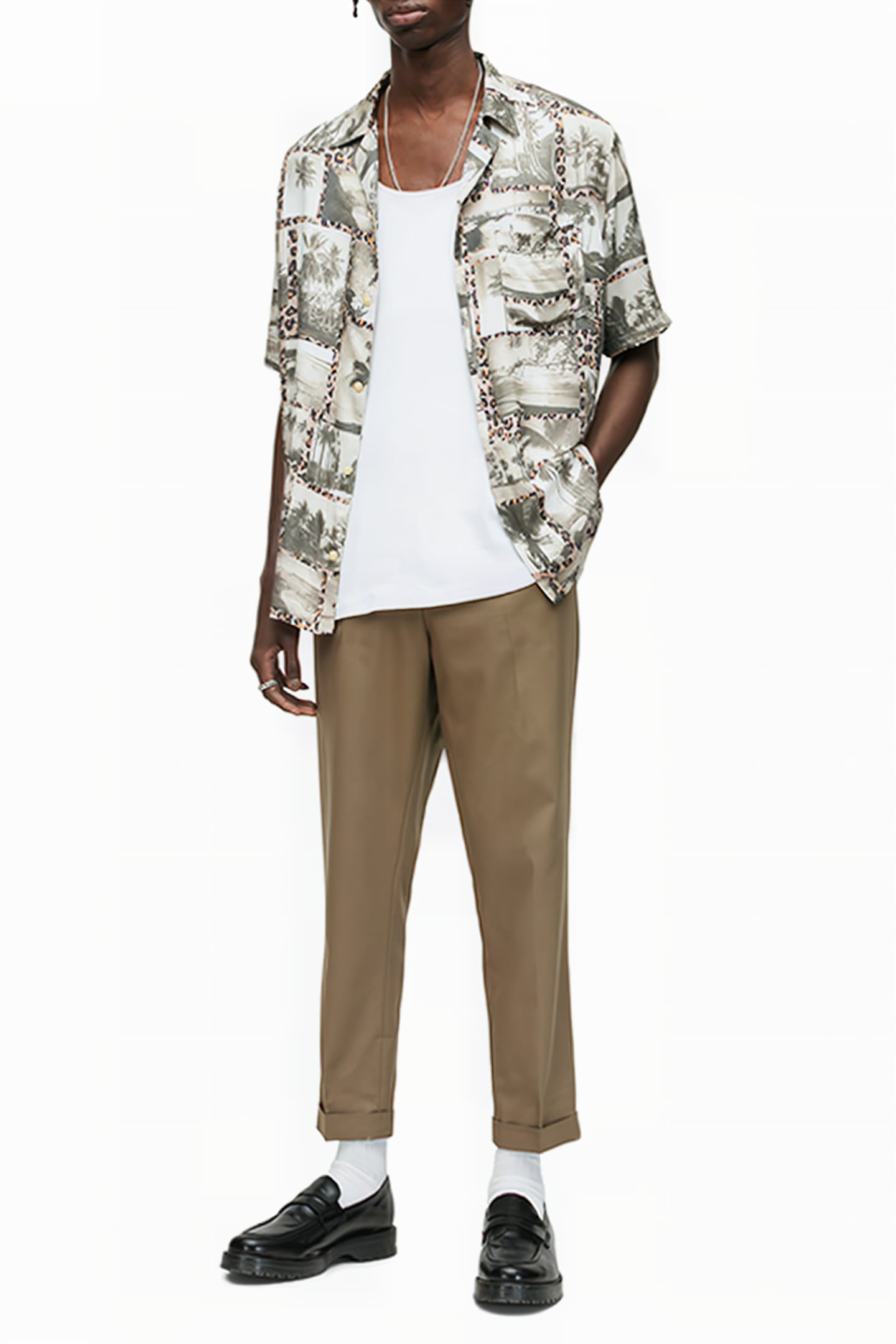 TALLIS TROUSER ASH KHAKI BROWN 2