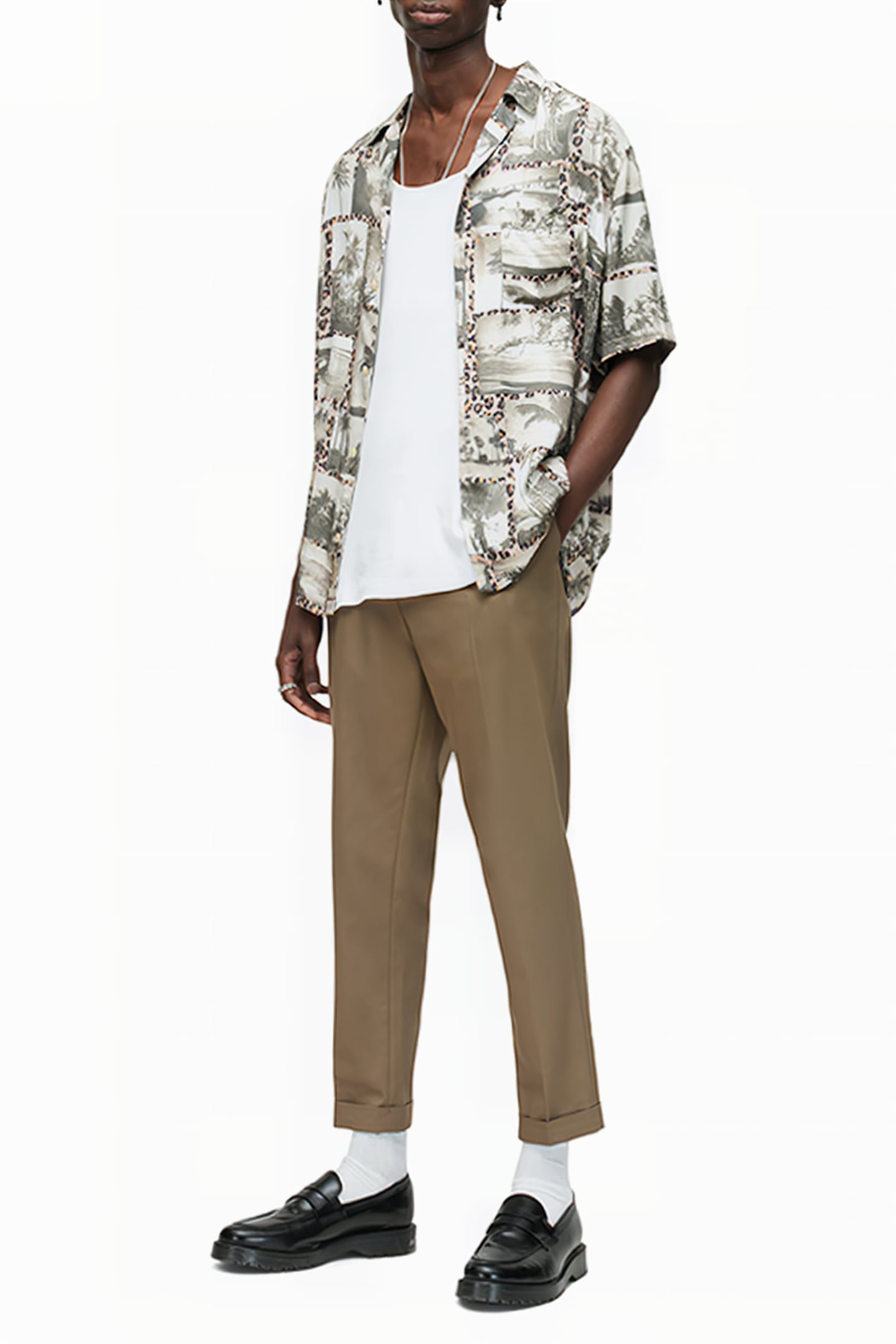 TALLIS TROUSER ASH KHAKI BROWN 4