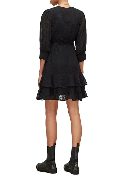 ARI OSSIA EMB DRESS BLACK 3