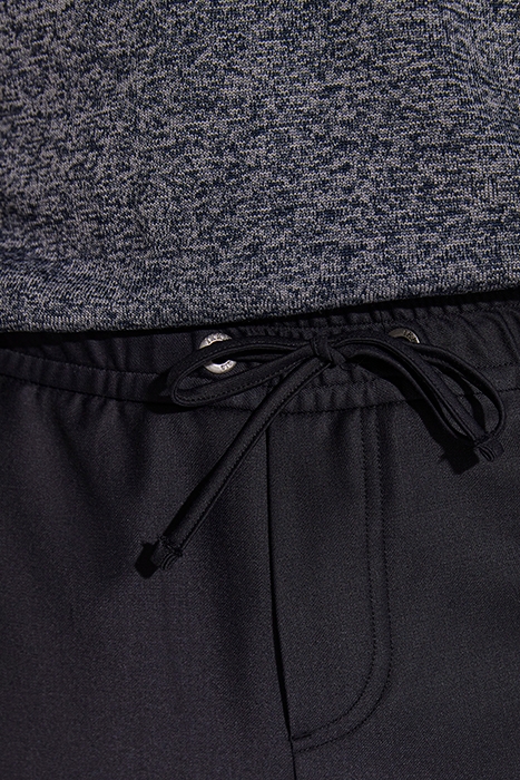 NAVY FLANNEL JOGGERS 7