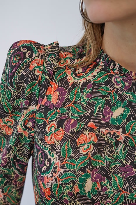 BOHO FLORAL PRINT MIDI DRESS 5