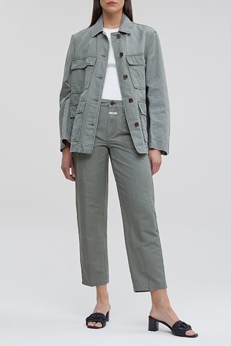 CLOSED WOMEN ABE PANTS OLIVE GREEN 3
