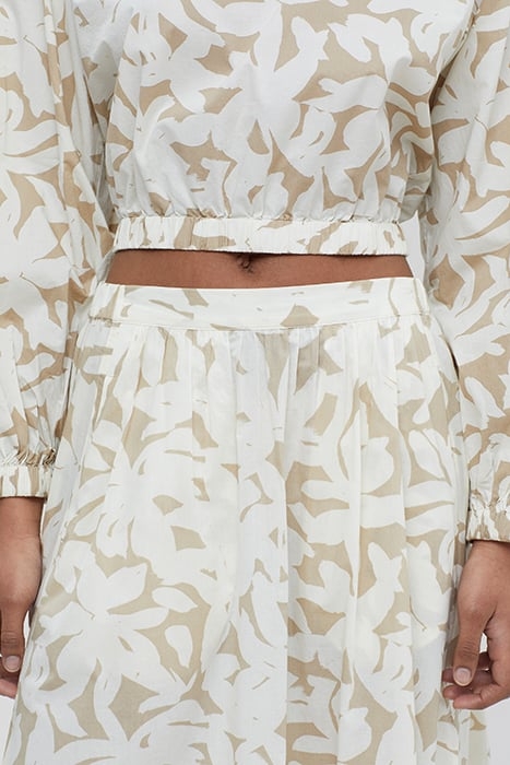 CLOSED WOMEN ELASTIC CROPPED SHIRT SHIRTS & BLOUSES GRAIN BE 4