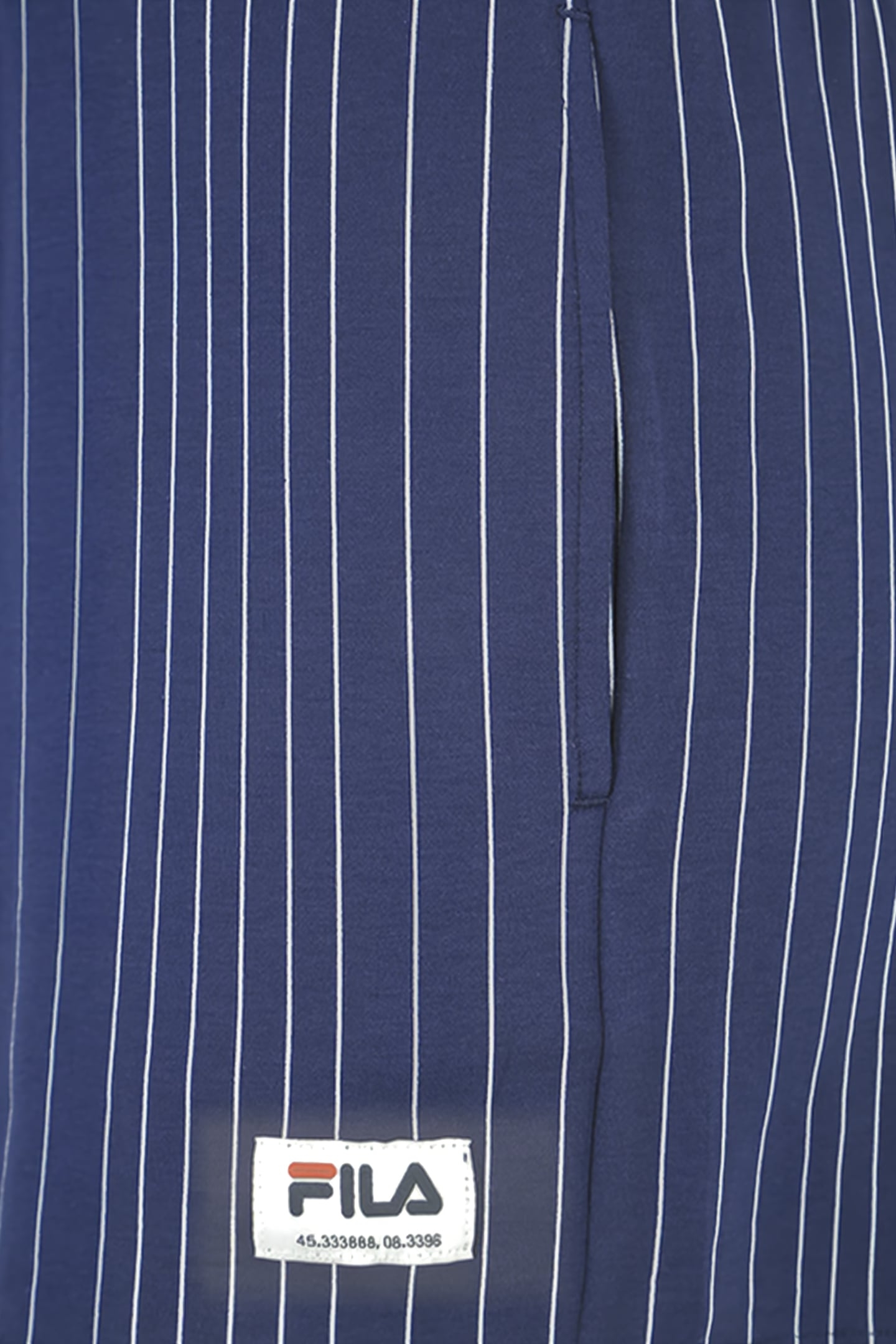 TEBRA HIGH WAIST SHORTS MEDIEVAL BLUE/ANTIQUE WHITE IRREGULA 5