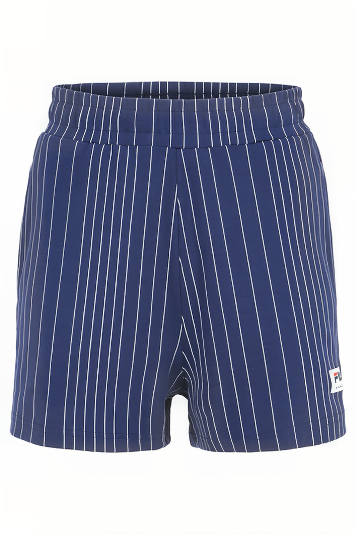 TEBRA HIGH WAIST SHORTS MEDIEVAL BLUE/ANTIQUE WHITE IRREGULA 1