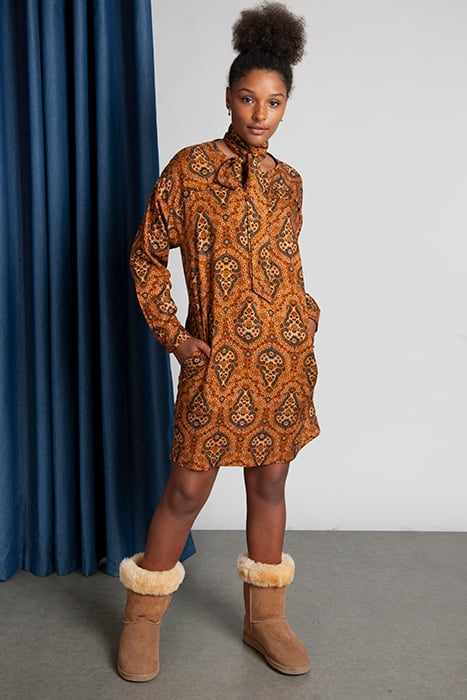 BROWN LONG SLEEVE DRESS 2