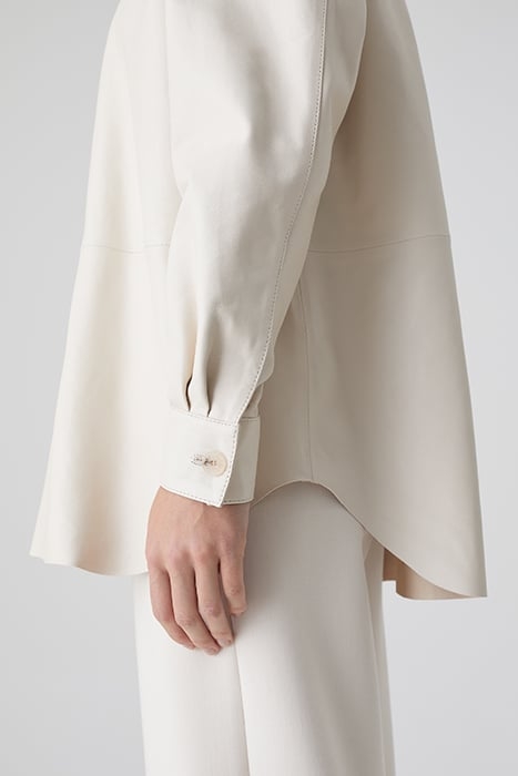 CLOSED WOMEN LEATHER SHIRT SHIRTS & BLOUSES NUDE 4