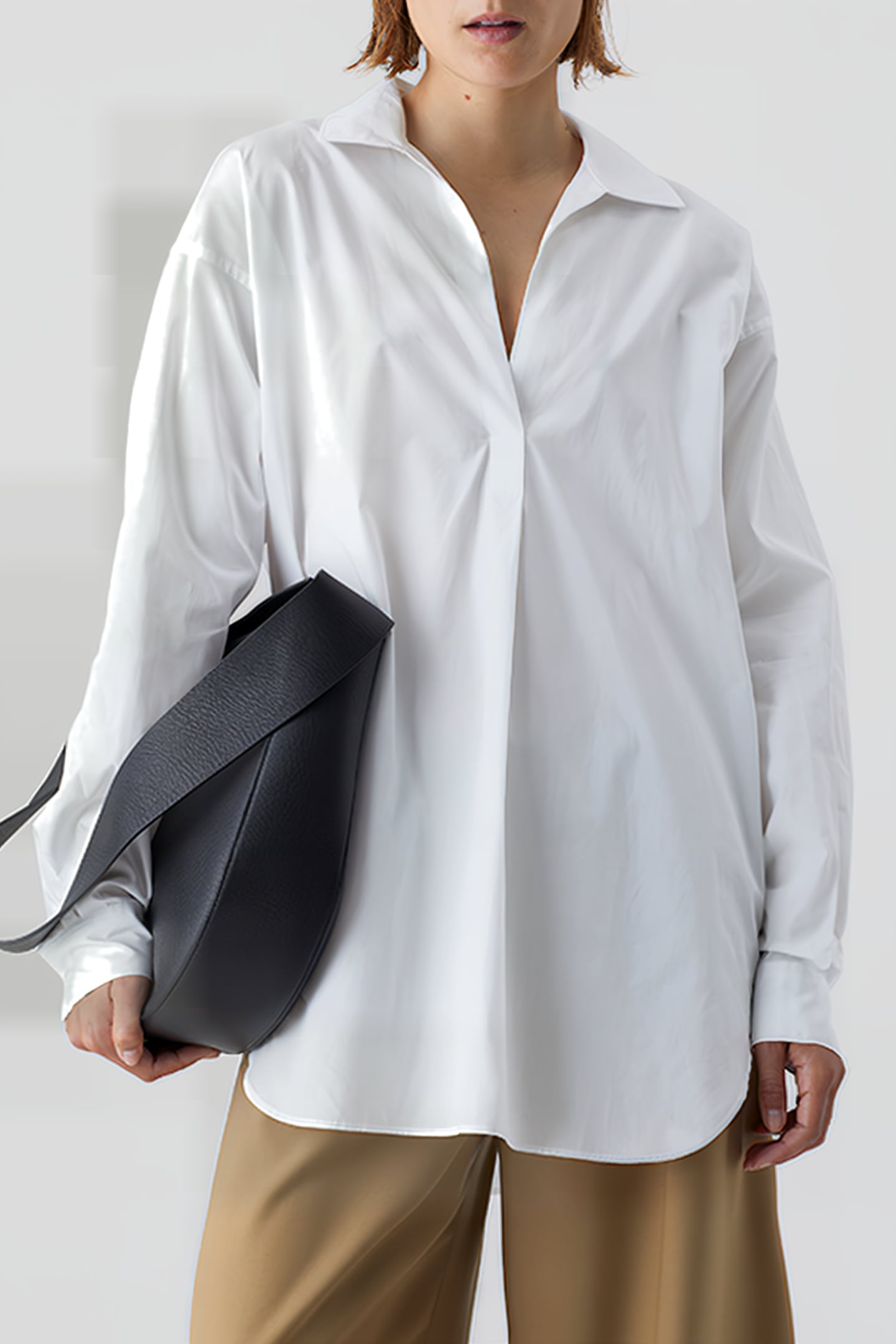 CLOSED WOMEN OVERSIZE SHIRT SHIRTS & BLOUSES WHITE 1