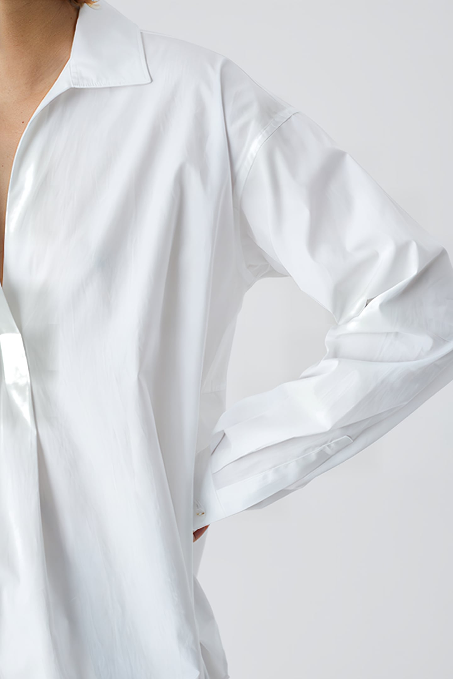 CLOSED WOMEN OVERSIZE SHIRT SHIRTS & BLOUSES WHITE 4