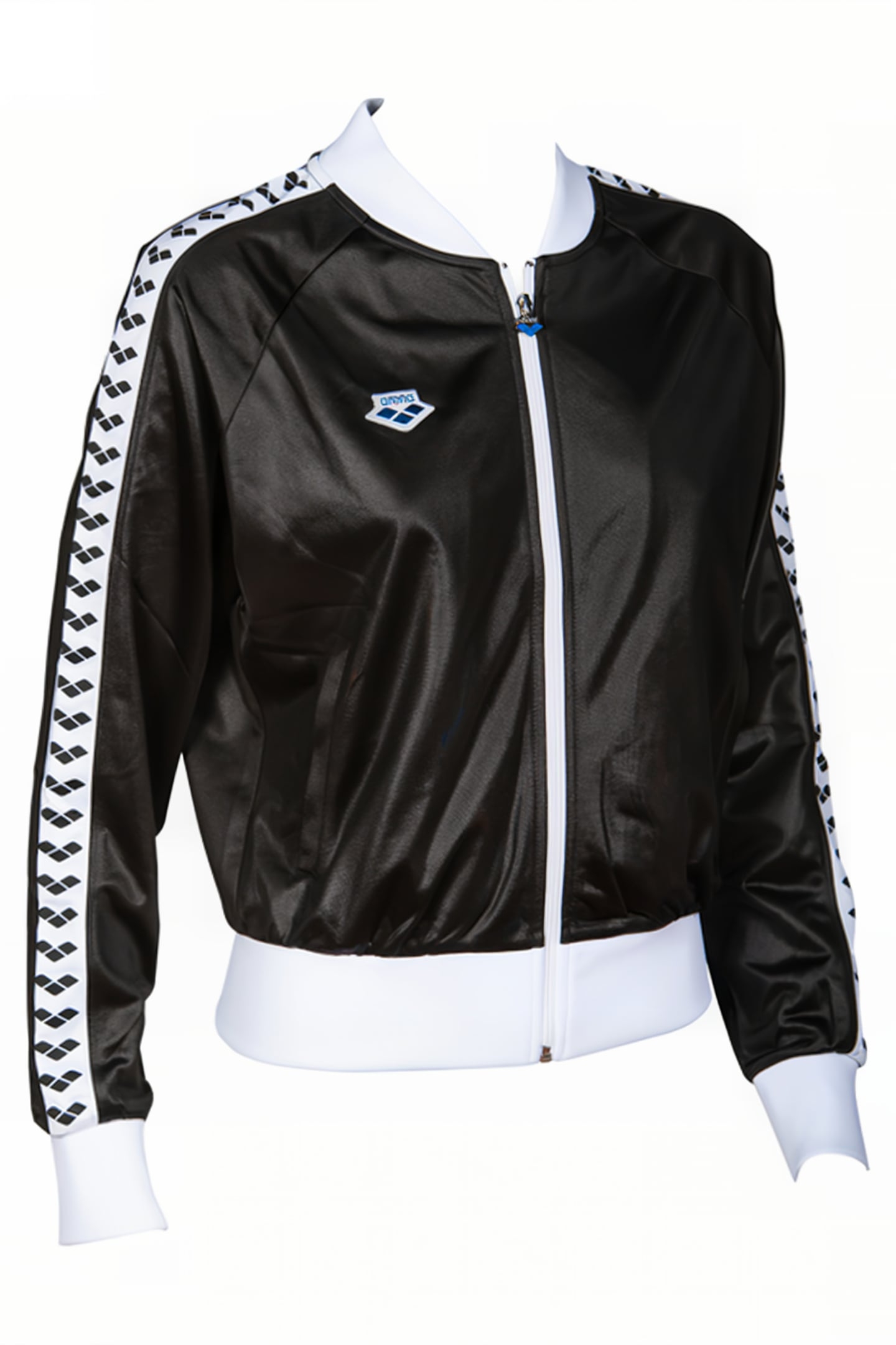 W RELAX IV TEAM JACKET SHINY BLACK WHITE BLACK 6