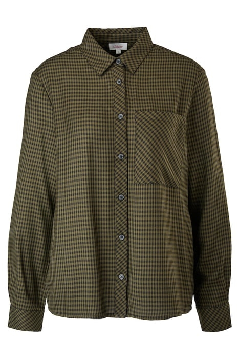 BLOUSES LONGSLEEVE GREEN CHECK 1