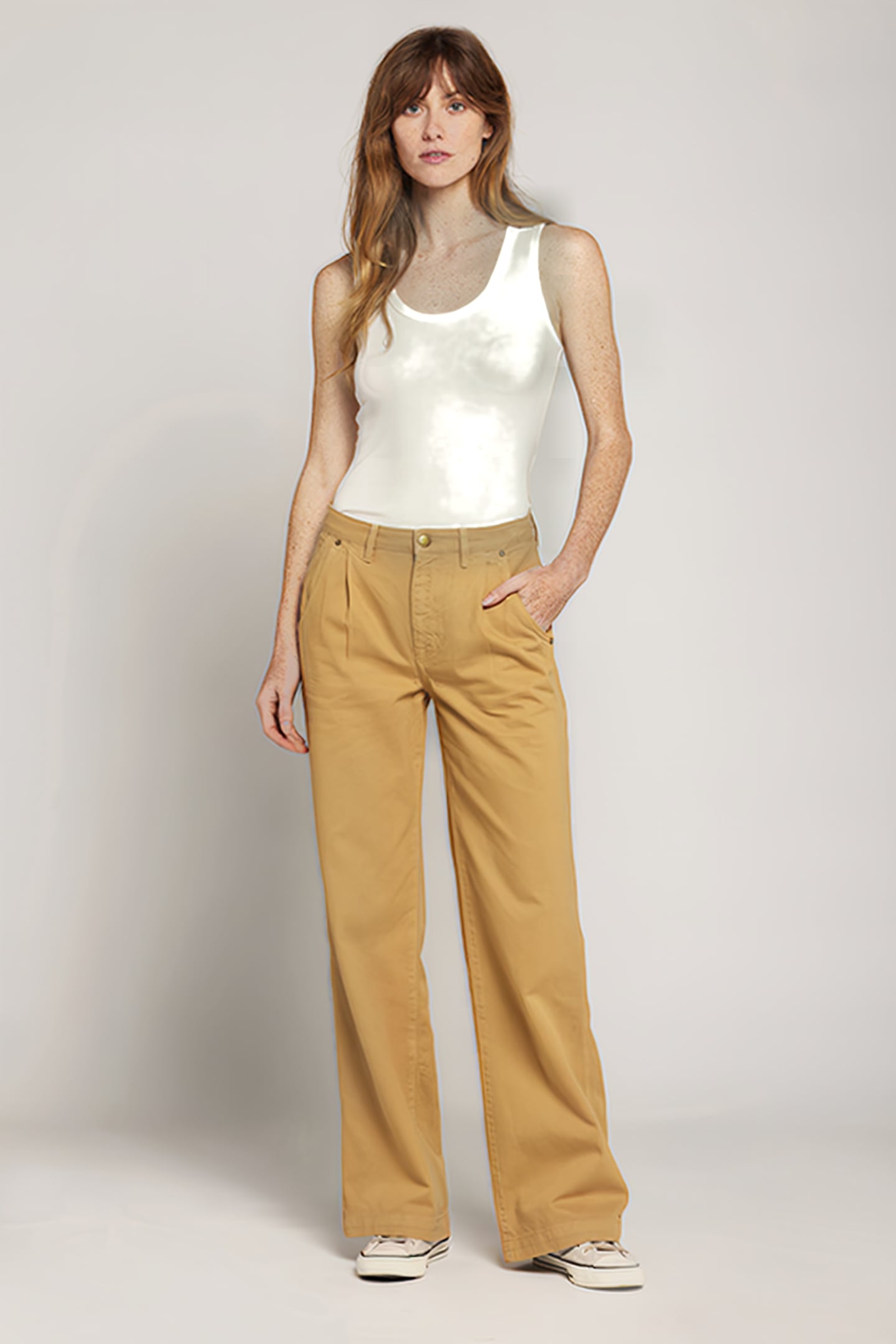 THE POSTMAN WIDE LEG CARAMEL 1