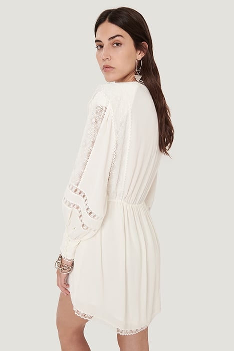 CASSIE DRESS IN ECRU DRESS 2