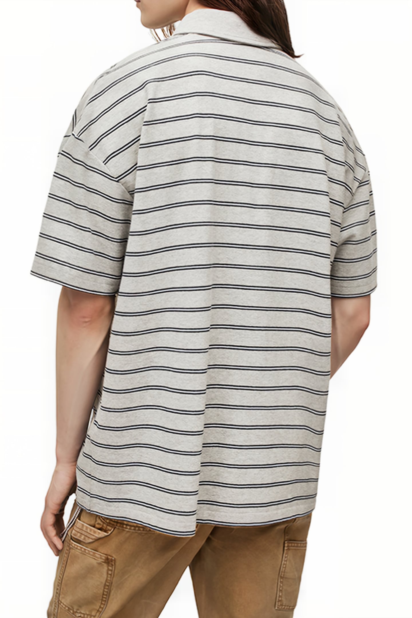 HAYDEN SS POLO GREY MARL 2