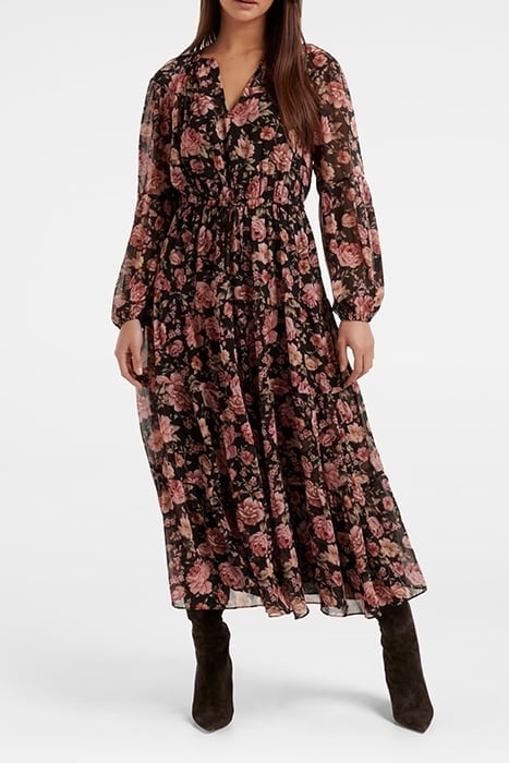 PIXIE LONG SLEEVE BOHO MAXI DRESS KINGSFORD FLORAL 1