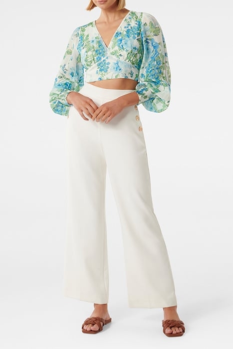 MAREE SPLICED RAMIE BLOUSE LIGHT SALISBURY FLORAL 3