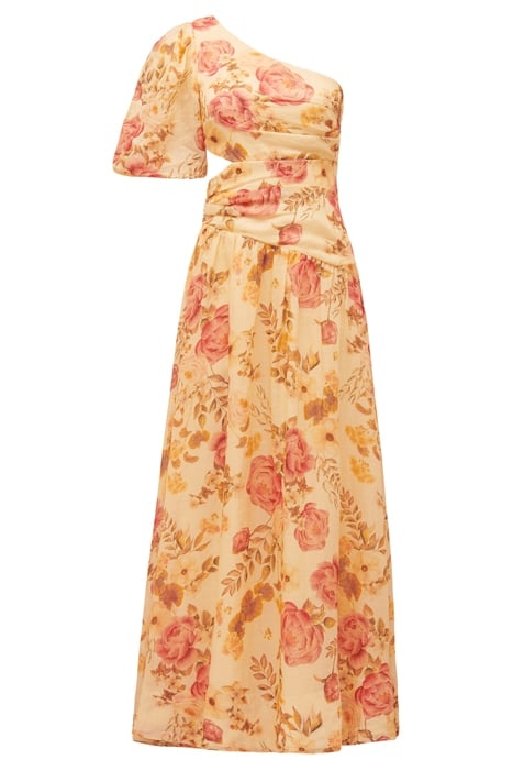 GIORDANA PUFF SLEEVE MIDI HILLVIEW FLORAL 5