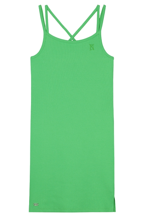 RIB DRESS SPRING GREEN 3