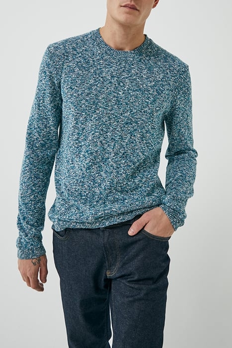 AQUA MOULINÉ KNIT SWEATER 1