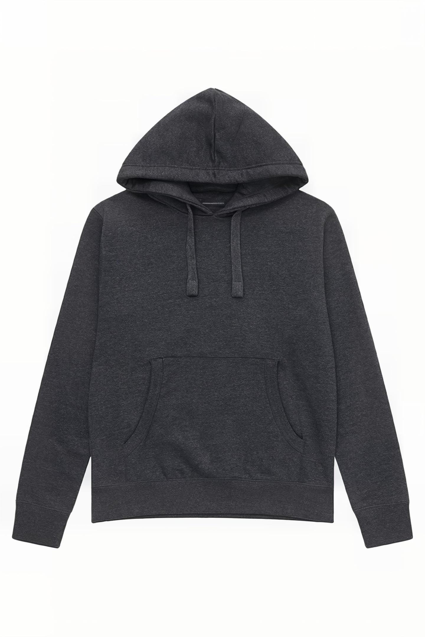 OVERHEAD SWEAT HOODIE CHARCOAL MELANGE 3